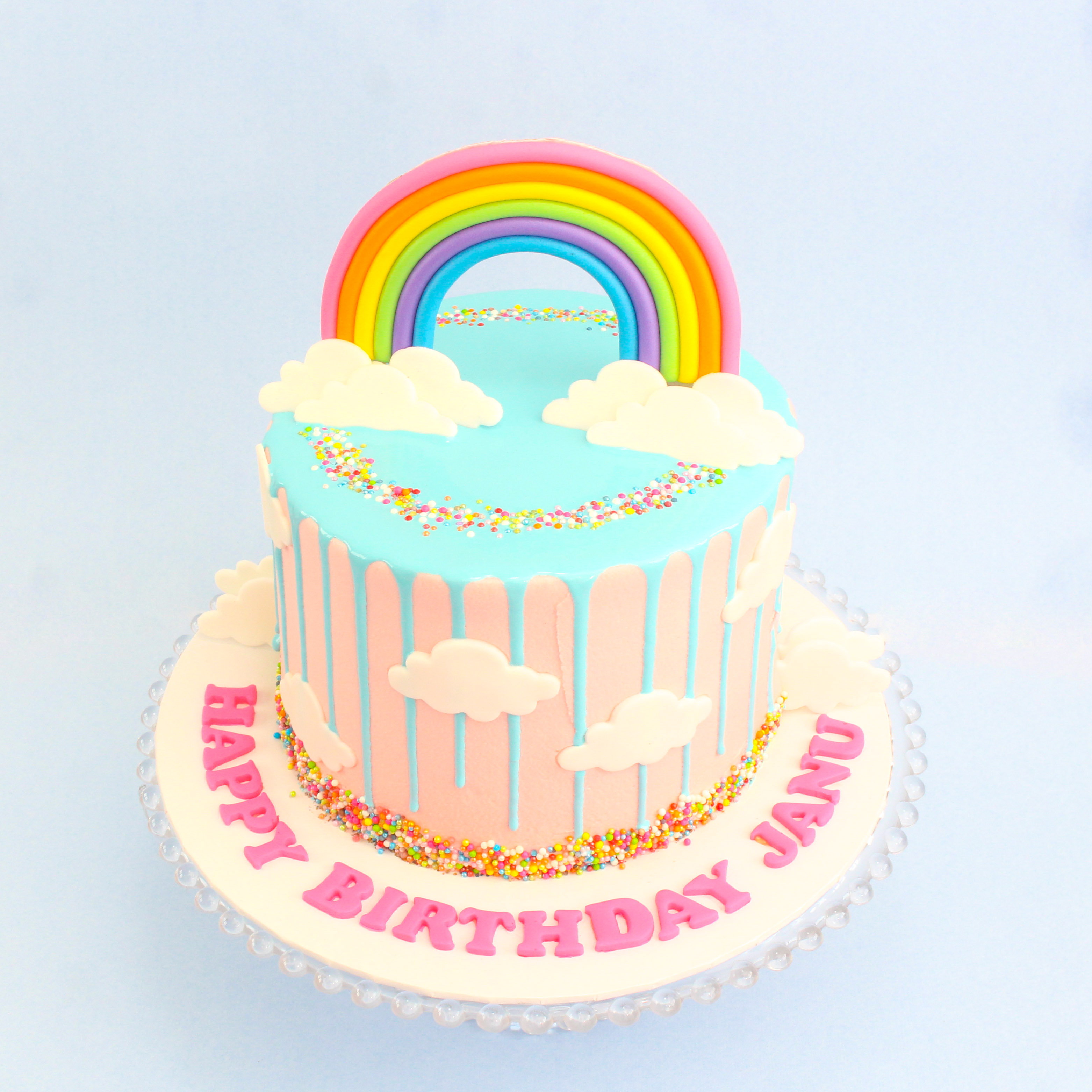 Rainbow Birthday Cake